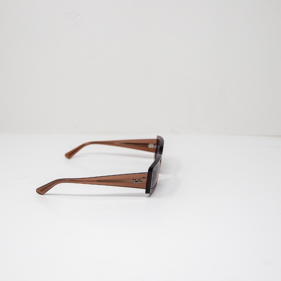 Ray-Ban Brown Rectangular Sunglasses - Picture 2 of 5